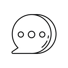 Message vector icons stock illustration