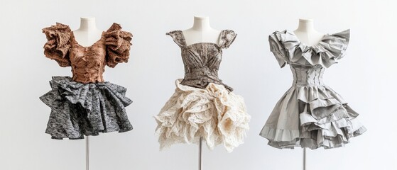 Elegant Fashion Pieces from Recycled Materials