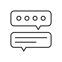 Commuication vector icons stock illustration