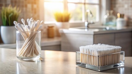 Compact Cotton Swab Box for Everyday Use - Essential Bathroom Accessory