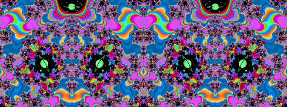 Abstract image of wormholes in space .A wormhole is a hypothetical structure that connects disparate points in spacetime