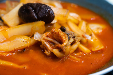 Jjampong, a Chinese noodle food