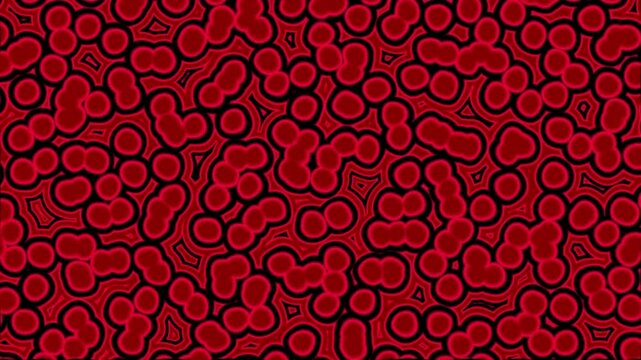 animation of living creature cells that move like they are alive. moving background in the form of cells of living creatures
