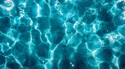 Sparkling Blue Water Surface