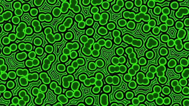 animation of living creature cells that move like they are alive. moving background in the form of cells of living creatures
