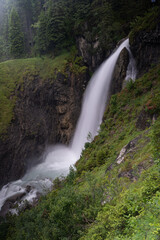 Obraz premium long exposure impression of Rosenlaui glacier gorge in Meiringen, Switzerland