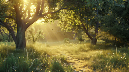 Naklejka premium Wald