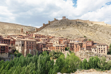 Panoramica de Albarracin en Teruel España
