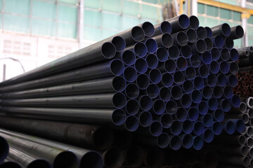 steel pipe product group square pipe Construction steel products such as black steel pipes, image ideas, examples of steel products.metal warehouse industry, 