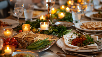 Embracing Tradition: A Gorgeous Passover Seder Table