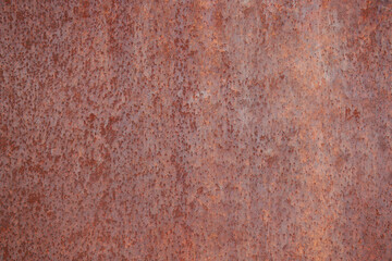 iron oxide texture on a metal plate
