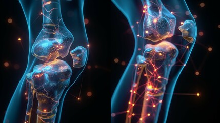 Abstract Joint Illustration: Before and After Effects