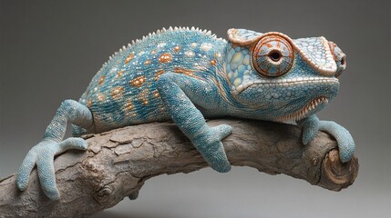 Obraz premium Close-Up of Chameleon on Branch