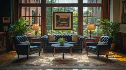 Elegant Vintage Living Room