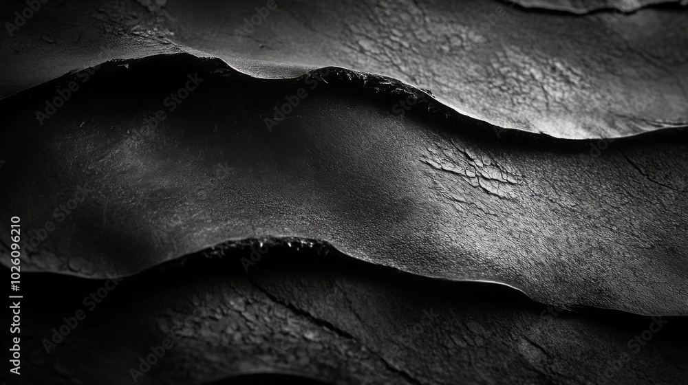 Wall mural Abstract Texture of Black Surface