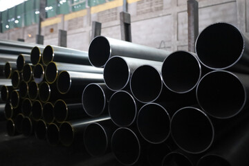 steel pipe product group square pipe Construction steel products such as black steel pipes, image...