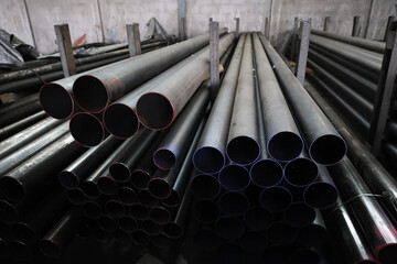 steel pipe product group square pipe Construction steel products such as black steel pipes, image...