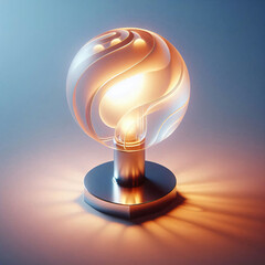 supercool 3D side table lamp 