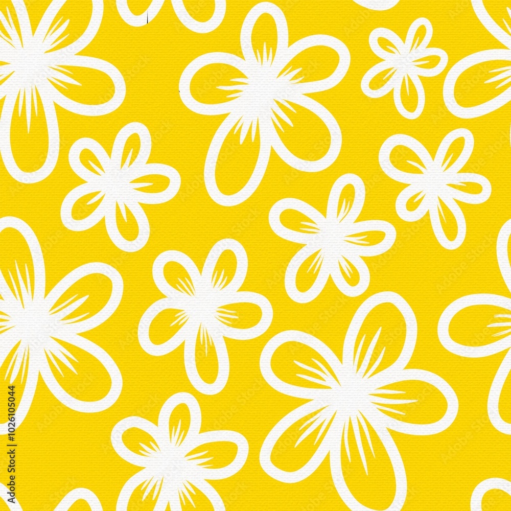 Canvas Prints seamless floral pattern