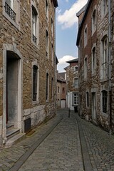 Gasse in der Altstadt von Stolberg in Nordrhein-Westfalen in Deutschland 