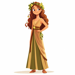 Fototapeta premium woman in a dress