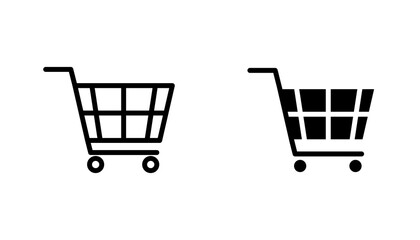 Shopping basket icon concept. Stock vector