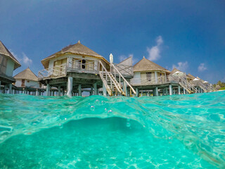 beach resort underwater maldives