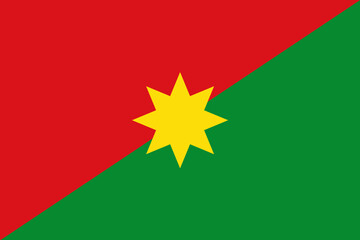 Flag of Casanare Department (Republic of Colombia, South America)
