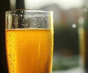 Refreshing Orange Juice on a Sunny Day.