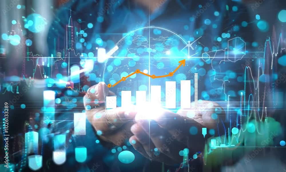 Poster advanced data analytics growing display