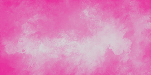 pink wall background. pink watercolor background painted empty smooth paper texture, Pink watercolor texture with fogg and clouds, abstract vintage seamless concrete dirty cement .