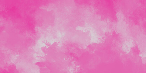 pink wall background. pink watercolor background painted empty smooth paper texture, Pink watercolor texture with fogg and clouds, abstract vintage seamless concrete dirty cement .