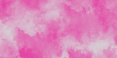 pink wall background. pink watercolor background painted empty smooth paper texture, Pink watercolor texture with fogg and clouds, abstract vintage seamless concrete dirty cement .