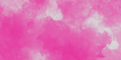 pink wall background. pink watercolor background painted empty smooth paper texture, Pink watercolor texture with fogg and clouds, abstract vintage seamless concrete dirty cement .
