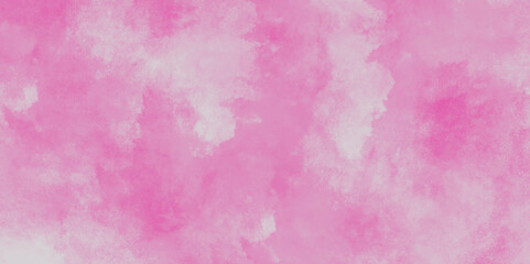 pink wall background. pink watercolor background painted empty smooth paper texture, Pink watercolor texture with fogg and clouds, abstract vintage seamless concrete dirty cement .