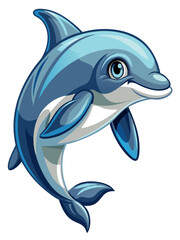 Obraz premium vaquita isolated vector, vaquita vector art isolated on white