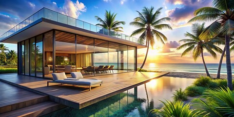 Serene Beachfront Architecture for Ultimate Relaxation Experience