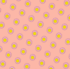 seamless pattern with flowers