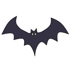 Fototapeta premium bat halloween vector