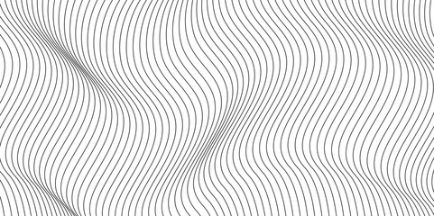 Gray wave curve lines abstract background with flowing particles. grey and white vector design 3D lines in perspective, curve and wave lines in motion, smooth and soft backdrop.