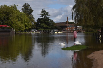 the floods at Stratford-upon-Avon autumn 2024