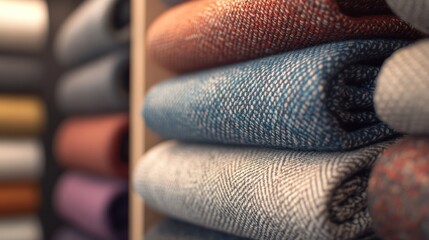 Fabric texture for display - Focusing on soft, tactile fabric textures used in displays, adding a layer of luxury and comfort to product showcases.