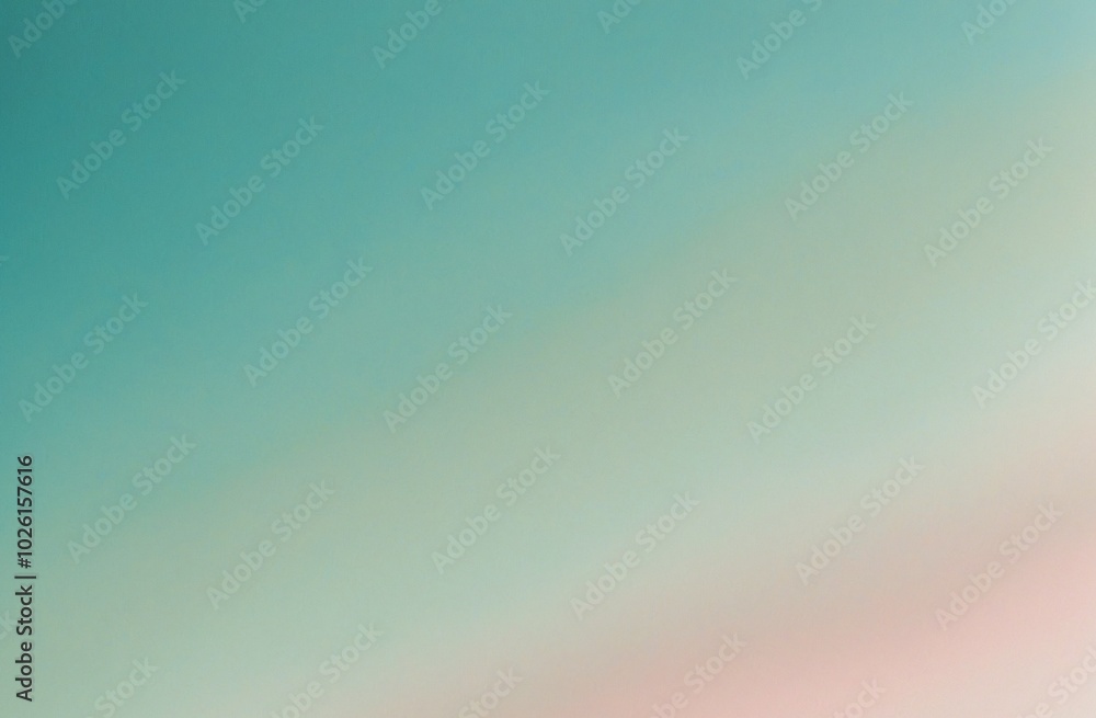 Poster soft gradient background with khaki and cyan smooth transitions