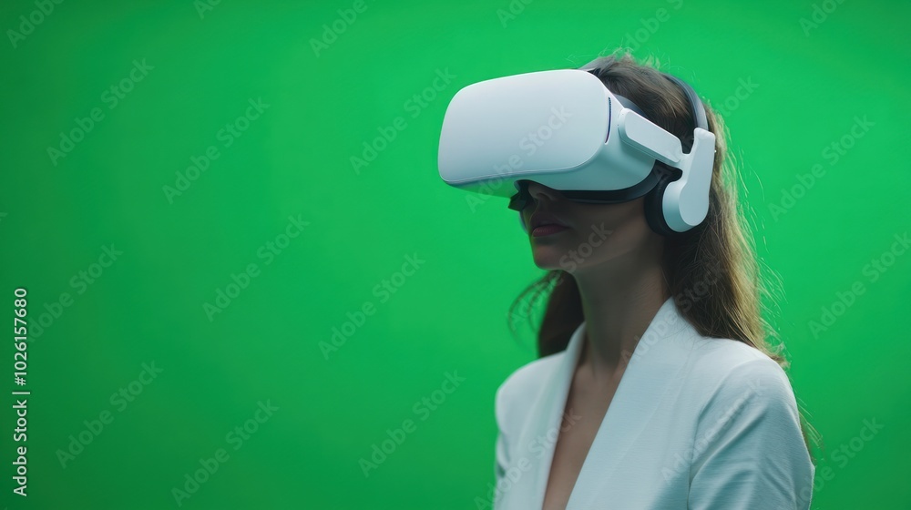 Poster green screen for virtual reality - using green screens to create vr content, where real people can b