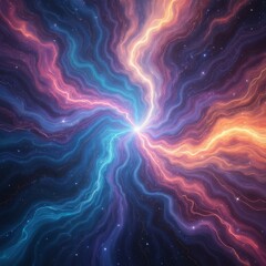 Obraz premium Cosmic Pulse: The Vibrant Energy of the Universe