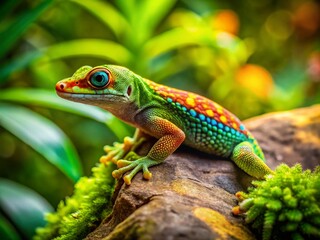 Fototapeta premium Understanding the Relationship Between Geckos and Lizards: A Conceptual Exploration