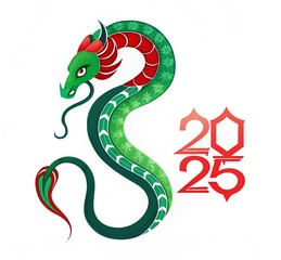 Fototapeta premium chinese new year snake