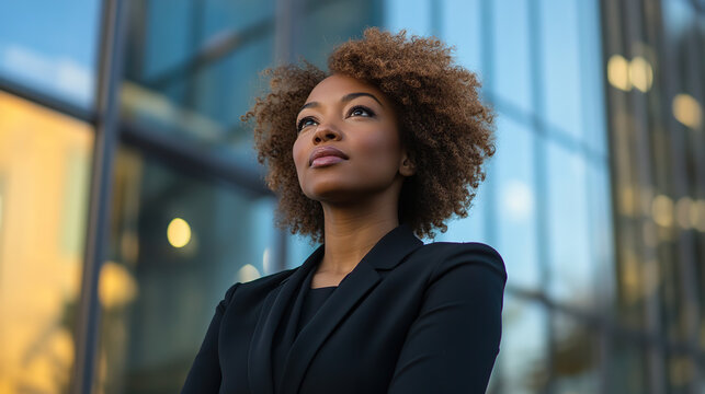 Strong Female Leader in a Dynamic Urban Business Environment