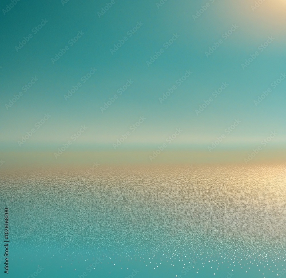 Poster soft gradient background with gold and cyan smooth transitions