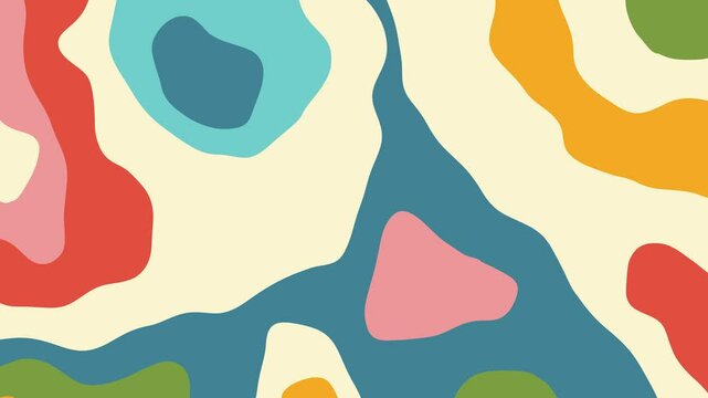 Abstract colorful wavy animated background. abstract colourful animation with turbulence and displacement effects.